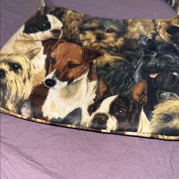 Dog Print Shoulder Bag - Picture 4 of 7